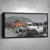 Old Trucks On The Farm - Amazing Canvas Prints