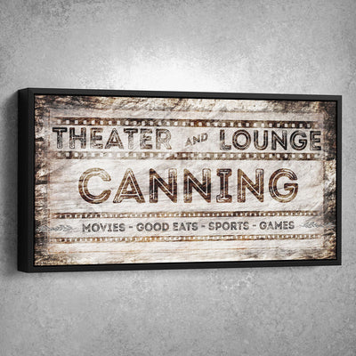 Personalized Theater and Lounge Premium Canvas - Amazing Canvas Prints