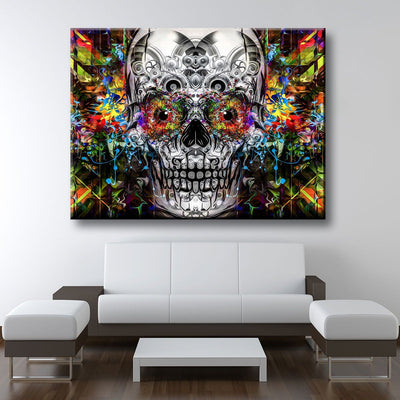 Psychedelic Skull - Amazing Canvas Prints