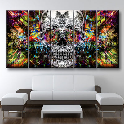 Psychedelic Skull - Amazing Canvas Prints