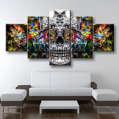 Psychedelic Skull - Amazing Canvas Prints