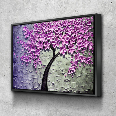 Purple Tree Painting - Amazing Canvas Prints