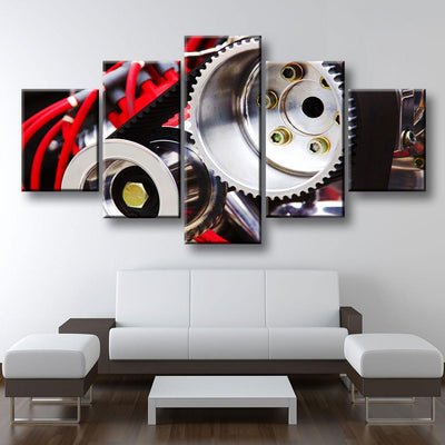 Dragster Engine - Amazing Canvas Prints