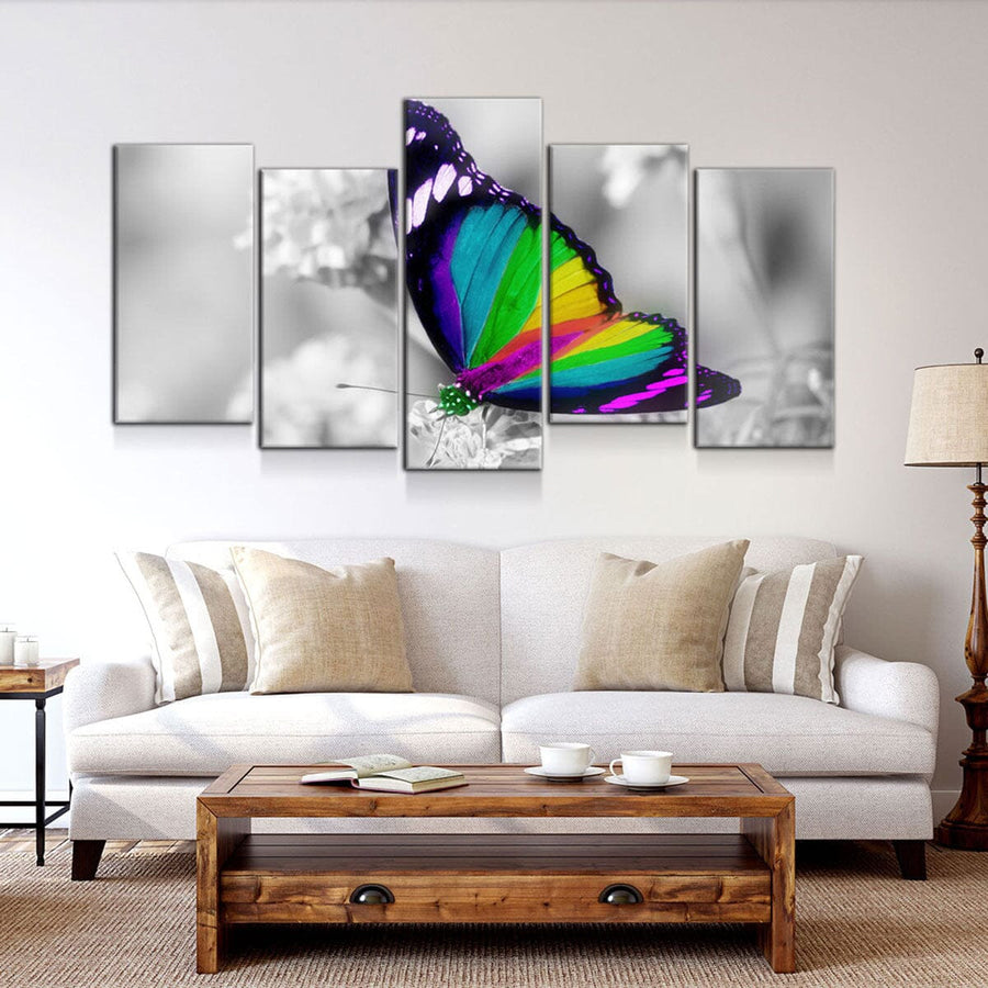 Rainbow Butterfly - Amazing Canvas Prints