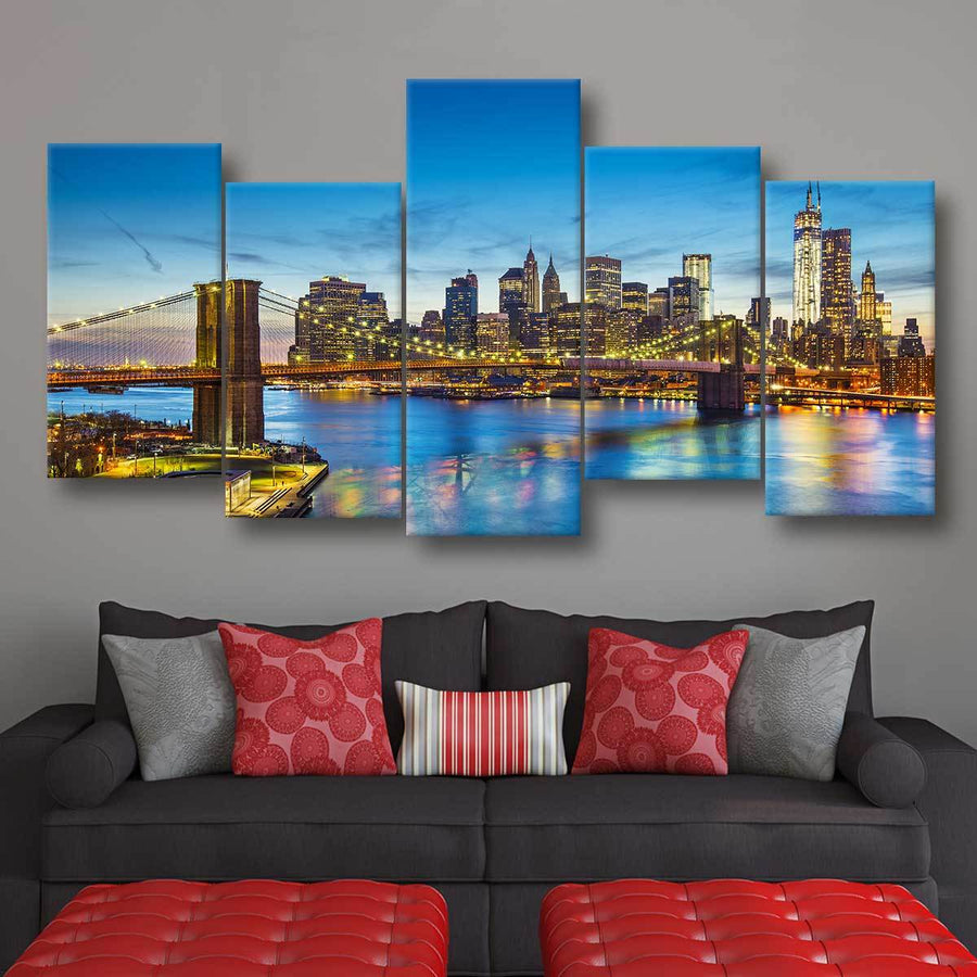 Manhattan Bridge - Amazing Canvas Prints