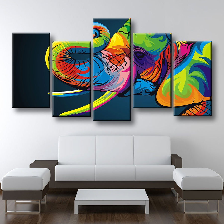 Abstract Elephant - Amazing Canvas Prints