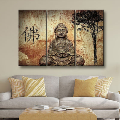 Ancient Buddha - Amazing Canvas Prints