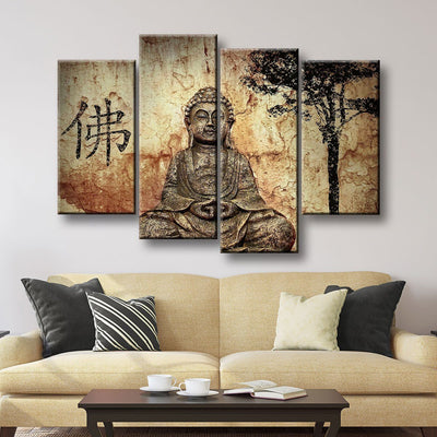 Ancient Buddha - Amazing Canvas Prints