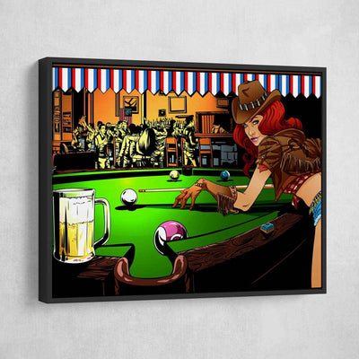 Billiards Bar - Amazing Canvas Prints