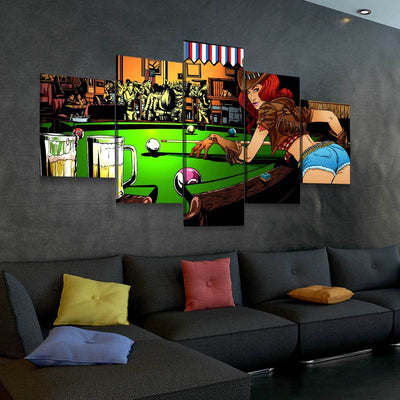 Billiards Bar - Amazing Canvas Prints