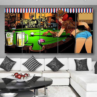 Billiards Bar - Amazing Canvas Prints