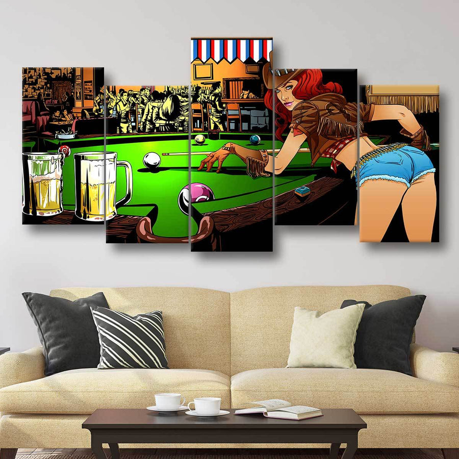 Billiards Bar - Amazing Canvas Prints