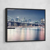 Brooklyn Bridge At Night - Amazing Canvas Prints