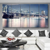 Brooklyn Bridge At Night - Amazing Canvas Prints