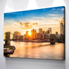 Brooklyn Bridge Sunset - Amazing Canvas Prints