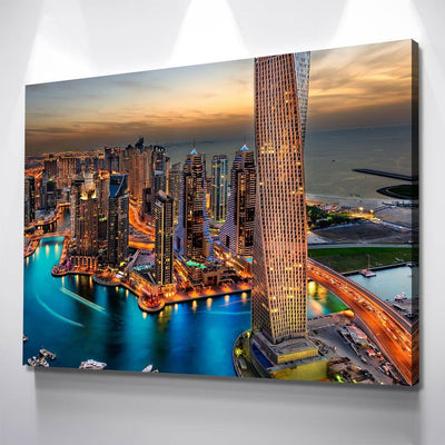 Dream City In Dubai - Amazing Canvas Prints