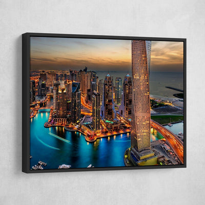 Dream City In Dubai - Amazing Canvas Prints