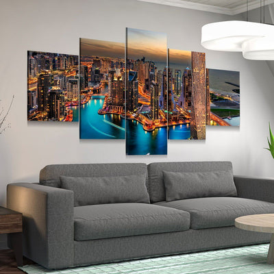 Dream City In Dubai - Amazing Canvas Prints