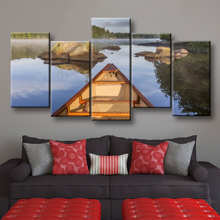 Early Morning On The Lake - Amazing Canvas Prints