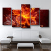 Fire Flower - Amazing Canvas Prints