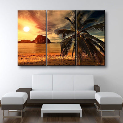 Fire On The Horizon - Amazing Canvas Prints