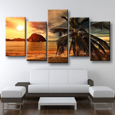 Fire On The Horizon - Amazing Canvas Prints