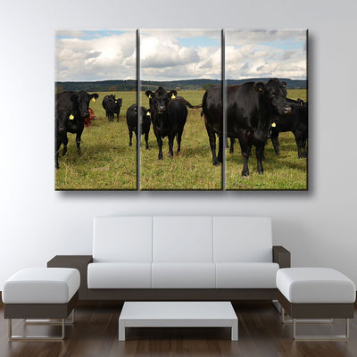 Grazing Cattle - Amazing Canvas Prints