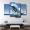 Jumping Great White Shark - Amazing Canvas Prints