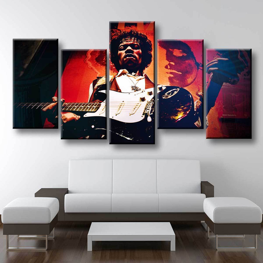 Jimi Hendrix V2 - Amazing Canvas Prints