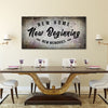 New Home New Beginning New Memories - Amazing Canvas Prints