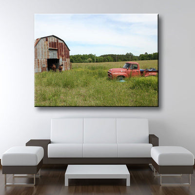 Old Farm Truck - Amazing Canvas Prints