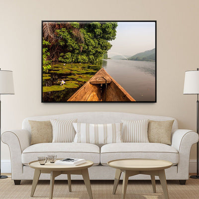 Old Wood Canoe - Amazing Canvas Prints