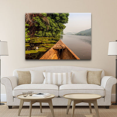 Old Wood Canoe - Amazing Canvas Prints