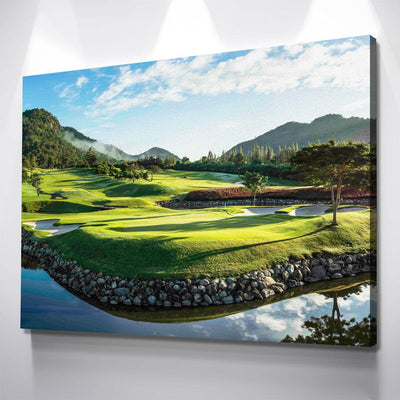 Rolling Greens Course - Amazing Canvas Prints