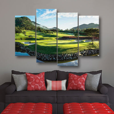 Rolling Greens Course - Amazing Canvas Prints