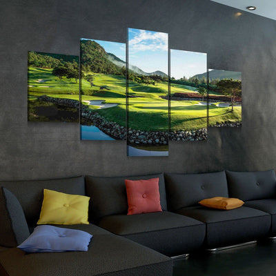 Rolling Greens Course - Amazing Canvas Prints