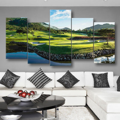 Rolling Greens Course - Amazing Canvas Prints