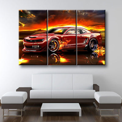 Red Hot Camaro - Amazing Canvas Prints