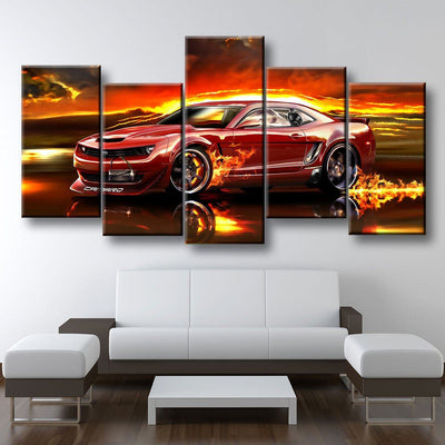 Red Hot Camaro - Amazing Canvas Prints