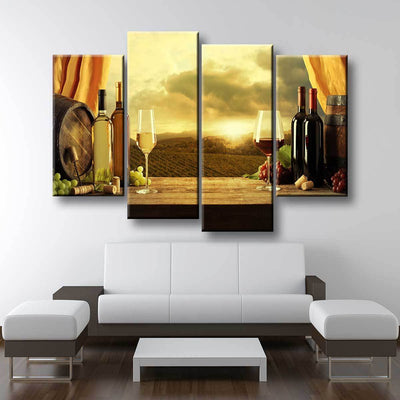 Red Or White Wine - Amazing Canvas Prints