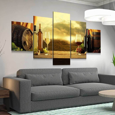 Red Or White Wine - Amazing Canvas Prints