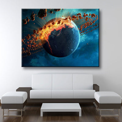 Stellar Planet Explosion - Amazing Canvas Prints