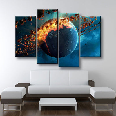 Stellar Planet Explosion - Amazing Canvas Prints