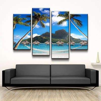 Tropical Island Vacation - Amazing Canvas Prints