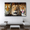 Tiger Lion Leopard Portrait - Amazing Canvas Prints