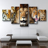 Tiger Lion Leopard Portrait - Amazing Canvas Prints