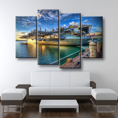 USS Midway In San Diego - Amazing Canvas Prints