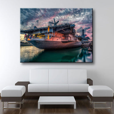 USS Midway Aircraft Carrier - Amazing Canvas Prints