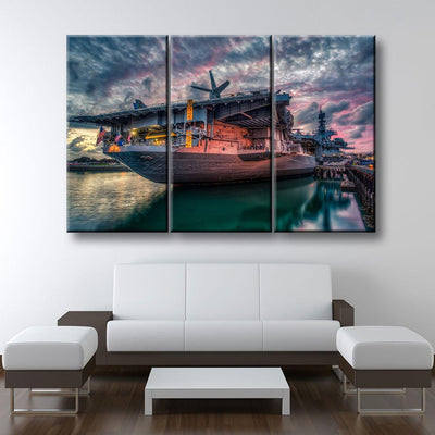 USS Midway Aircraft Carrier - Amazing Canvas Prints