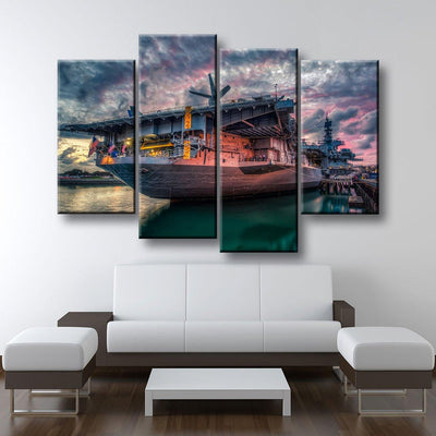 USS Midway Aircraft Carrier - Amazing Canvas Prints